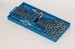 Heavy Duty 40Pcs M3-M12 Metric and Inch Tap & Die Set with Thread Gauge - Image 2