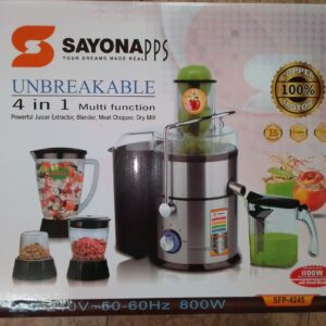 Sayona 4 in 1 Blender/Juicer/Chop/Grind&Mince Extractor 800W (SFP-4245)