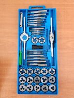 Heavy Duty 40Pcs M3-M12 Metric and Inch Tap & Die Set with Thread Gauge